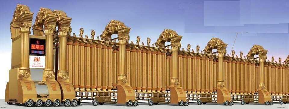Cửa cổng hợp kim Nhôm