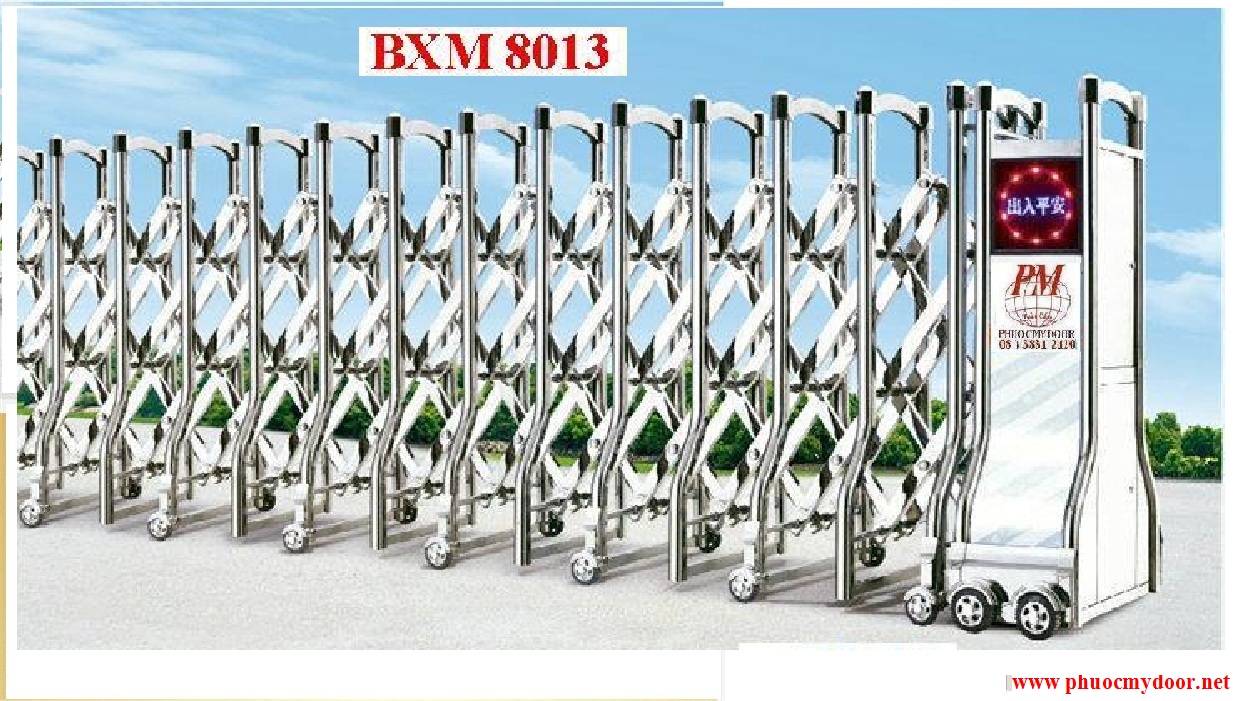 Cửa cổng xếp Inox