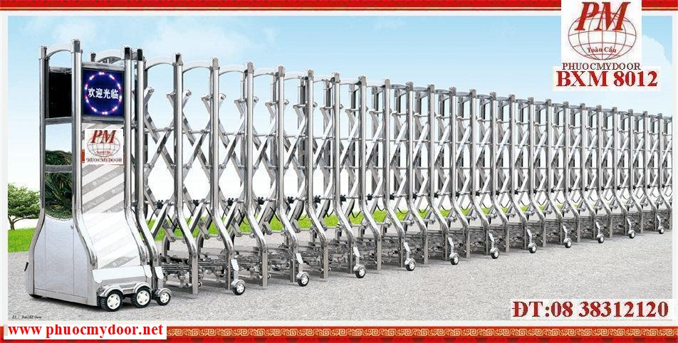Cửa cổng xếp Inox