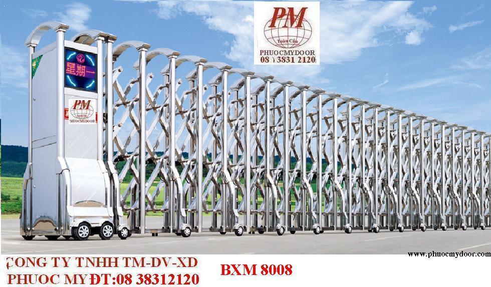 Cửa cổng xếp Inox