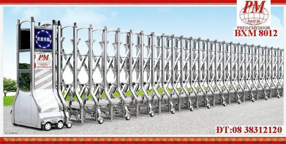 Cửa cổng xếp Inox