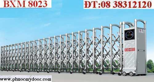 Cửa cổng xếp Inox 